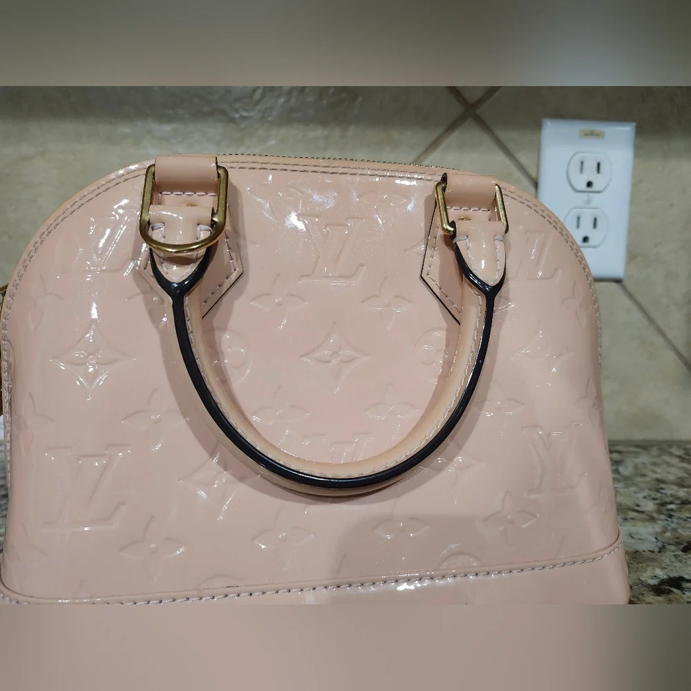 Louis Vuitton Pink Mini Bag with Structured Design and Metal Hardware - Picture 14 of 15